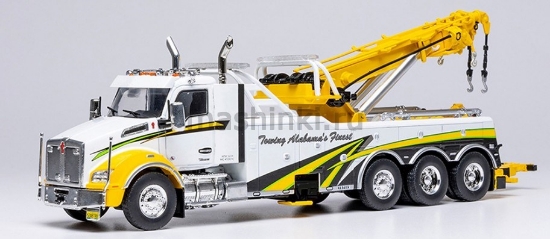 Изображение IXO 1/43 Эвакуатор KENWORTH T880 2018 white/yellow