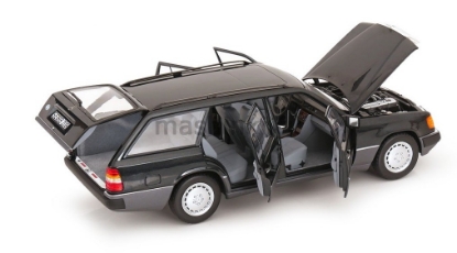 Изображение NOREV 1/18 MERCEDES-BENZ 300D (S124) T-Modell 1990 black metallic