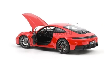 Изображение NOREV 1/18 PORSCHE 911 Carrera 4 GTS Coupe (992.2) 2025 (3/4) guards red