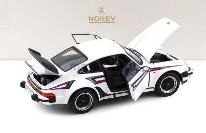 Изображение NOREV 1/18 PORSCHE 911 Turbo 3.3 Coupe (930) Martini Edition 1980 (4/4) white