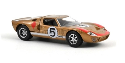Изображение NOREV JET CAR 1/43 FORD GT40 №5 1966 old (к/ф Ford против Ferrari)