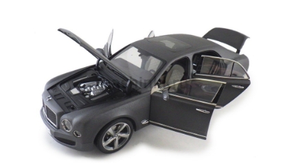 Изображение KYOSHO 1/18 BENTLEY Mulsanne Speed 2014 (6/6) dark grey