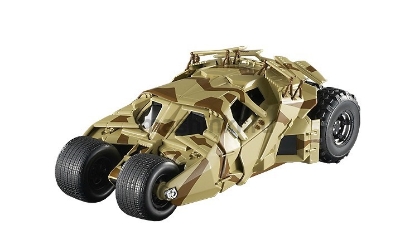 Изображение MATTEL HOT WHEELS ELITE 1/18 Batmobile Tumbler The Dark Knight Rises Batman camouflage