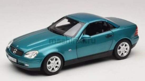 Изображение NOREV 1/18 MERCEDES-BENZ SLK (R170) Convertible 1996 (4/4) vivianit green