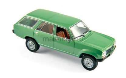 Изображение NOREV 1/43 PEUGEOT 504 Break Dangel 4x4 1980 green metallic