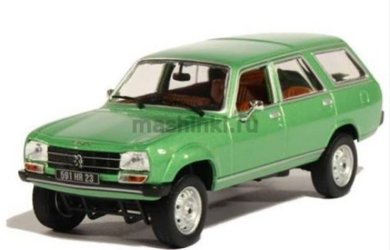 Изображение NOREV 1/43 PEUGEOT 504 Break Dangel 4x4 1980 green metallic