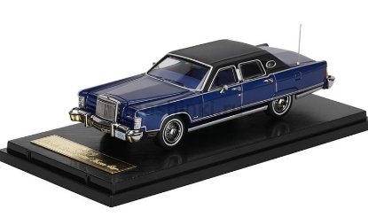 Изображение SUNSTAR 1/64 LINCOLN Continental Tawn Car 1979 dark blue