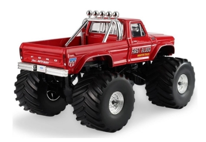Изображение GREENLIGHT 1/43 FORD F-250 Monster Truck First Blood Bigfoot (колеса 66 дюймов) 1978 red