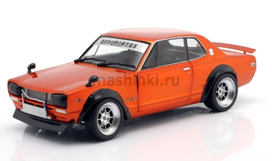 Изображение SOLIDO 1/18 NISSAN Skyline (C10) HAKOSUKA orange