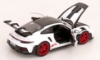 Изображение NOREV 1/18 PORSCHE 911 GT3 RS Weissach Pack (992) 2022 white/black/pyro red